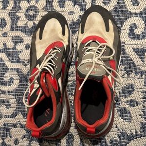 Nike Men's Red, Black, Gray Sneakers. Size 13. Worn many times.  Listing #17112